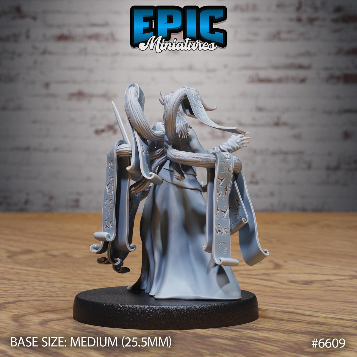 Contract Devil Option #6609 back DND miniature Devil Empire 16k resin