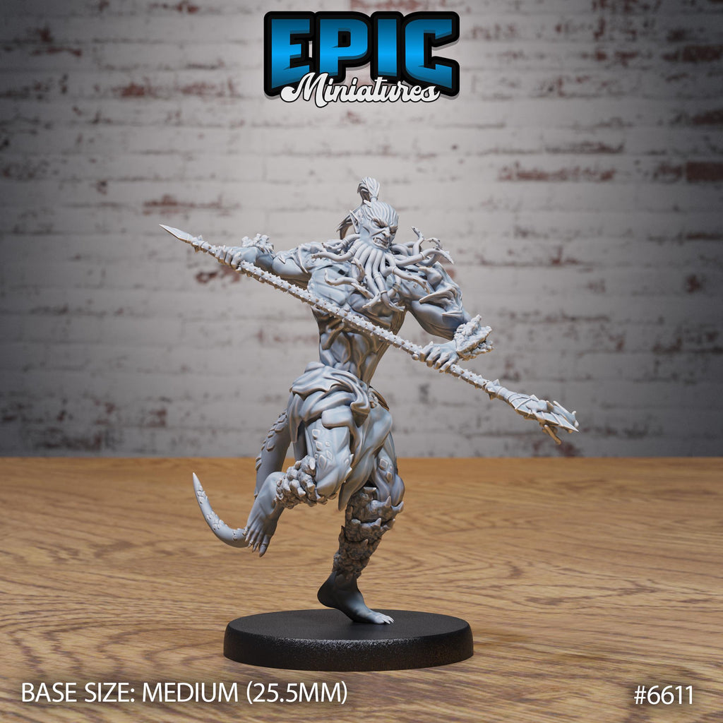 Bearded Devil Option #6611 front DND miniature Devil Empire 16k resin