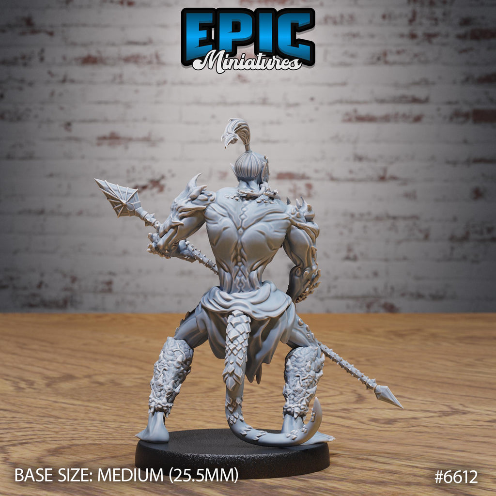 Bearded Devil Option #6612 back DND miniature Devil Empire 16k resin