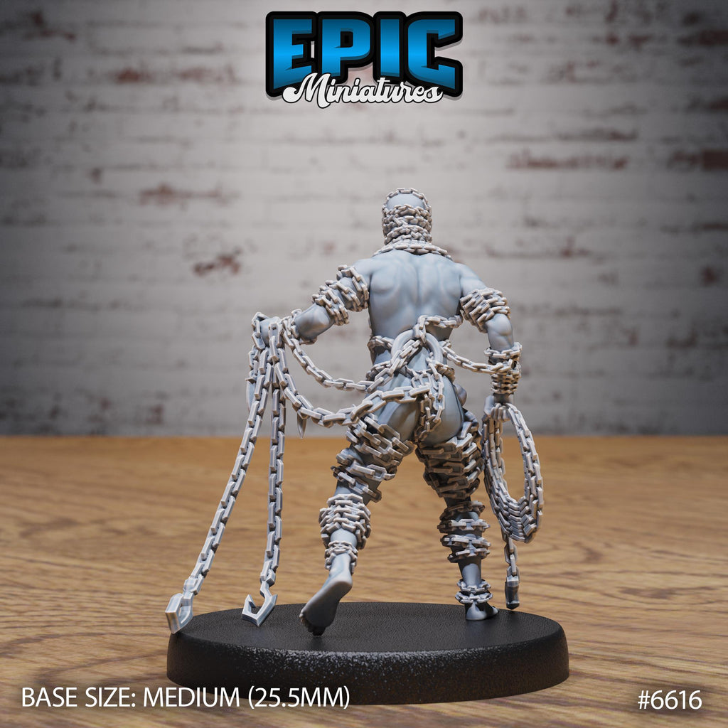 Chain Devil Option #6616 back DND miniature Devil Empire 16k resin
