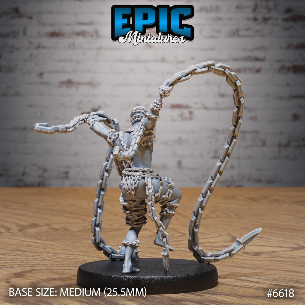 Chain Devil Option #6618 back DND miniature Devil Empire 16k resin