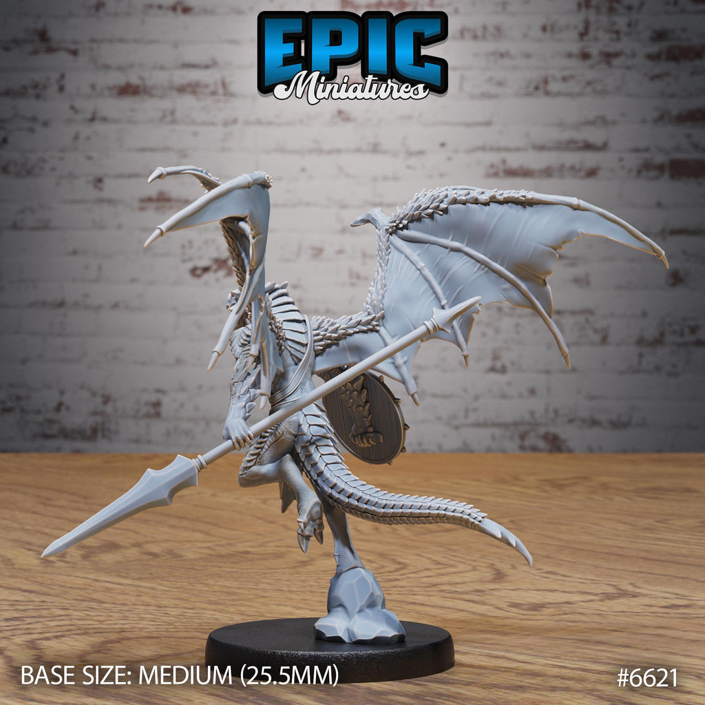 Draconic Demon Obsidian Option #6621 back DND miniature Devil Empire 16k resin