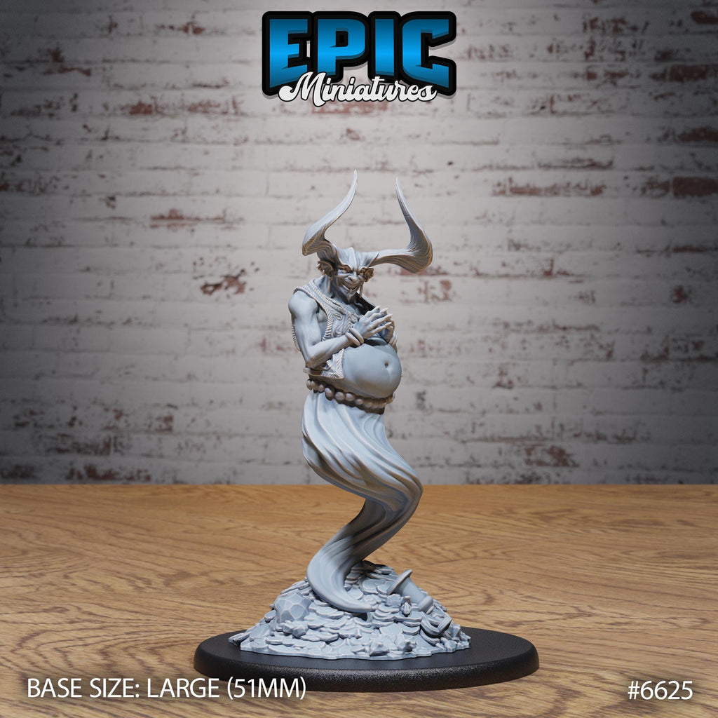 Mammon Djinni Option #6625 front DND miniature Devil Empire 16k resin