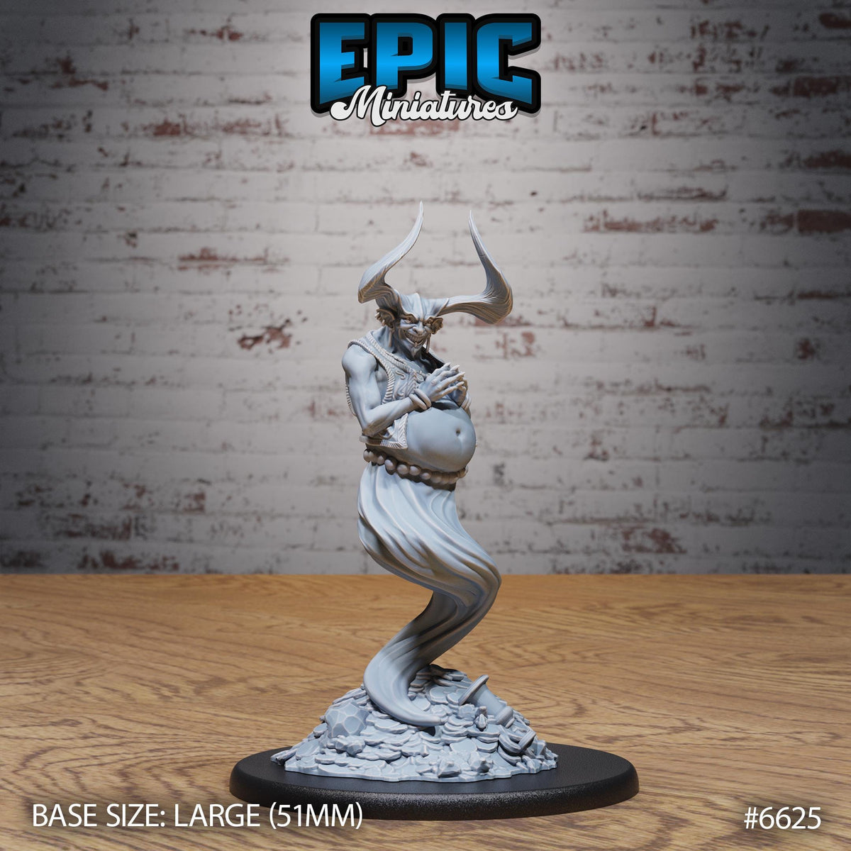 Mammon Djinni Option #6625 front DND miniature Devil Empire 16k resin