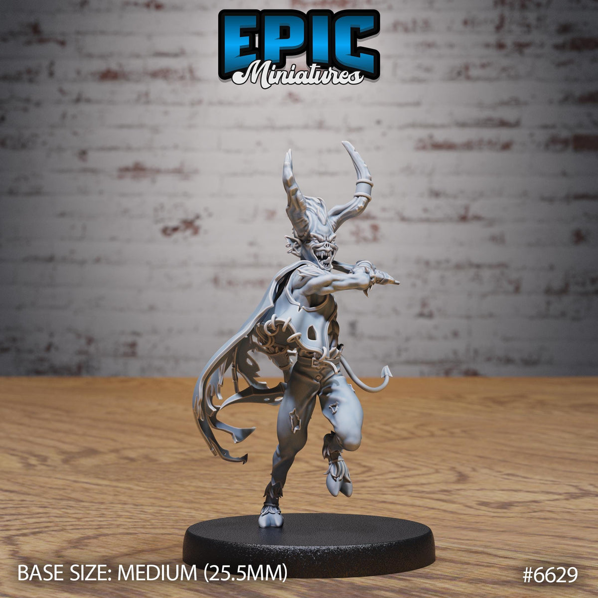 Spring Heeled Jack Option #6629 front DND miniature Devil Empire 16k resin
