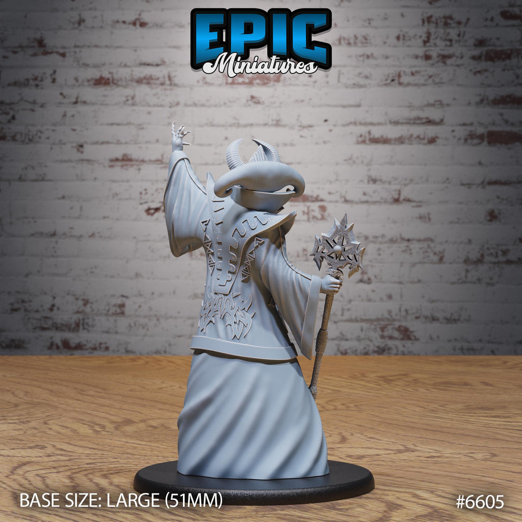 Asmodeus Avatar Option #6605 back DND miniature Devil Empire 16k resin