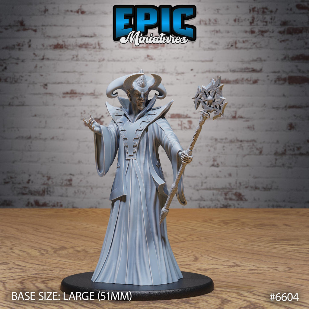 Asmodeus Avatar Option #6604 front DND miniature Devil Empire 16k resin
