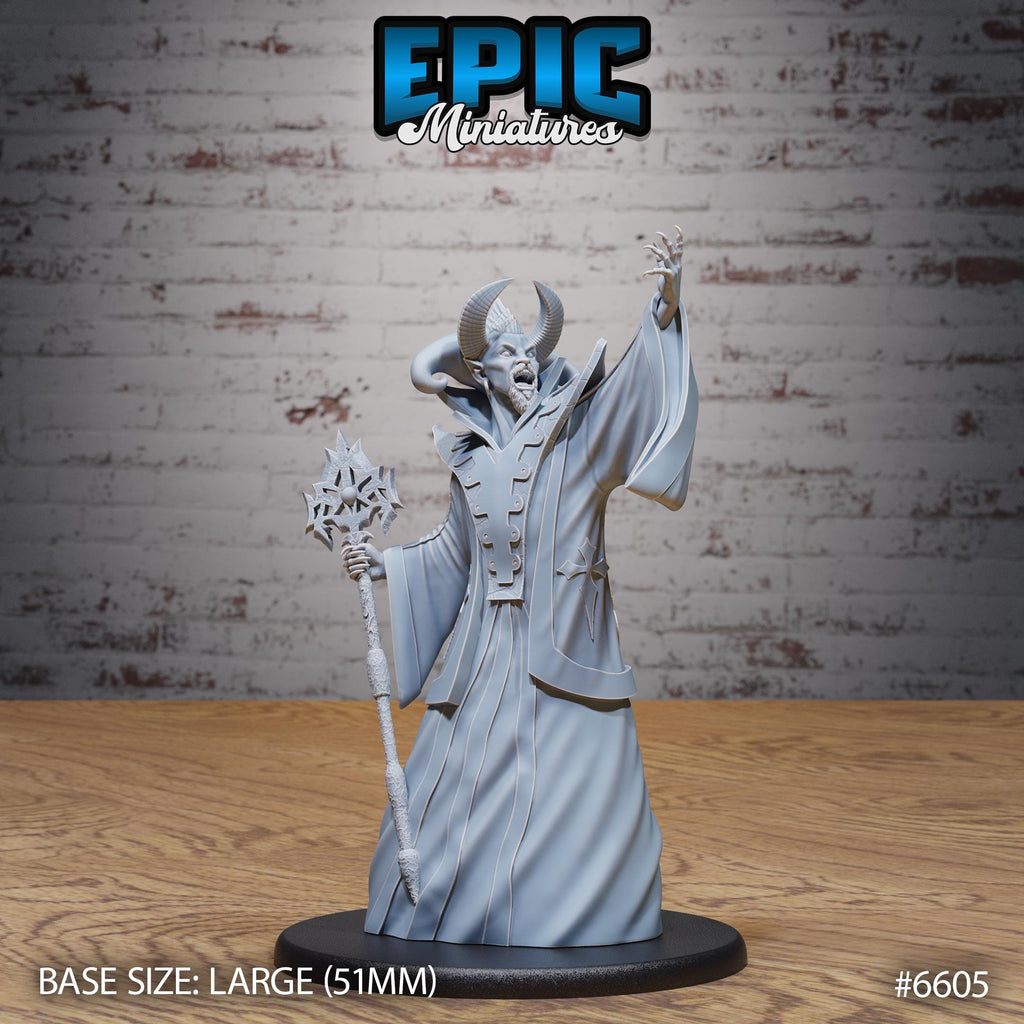 Asmodeus Avatar Option #6605 front DND miniature Devil Empire 16k resin