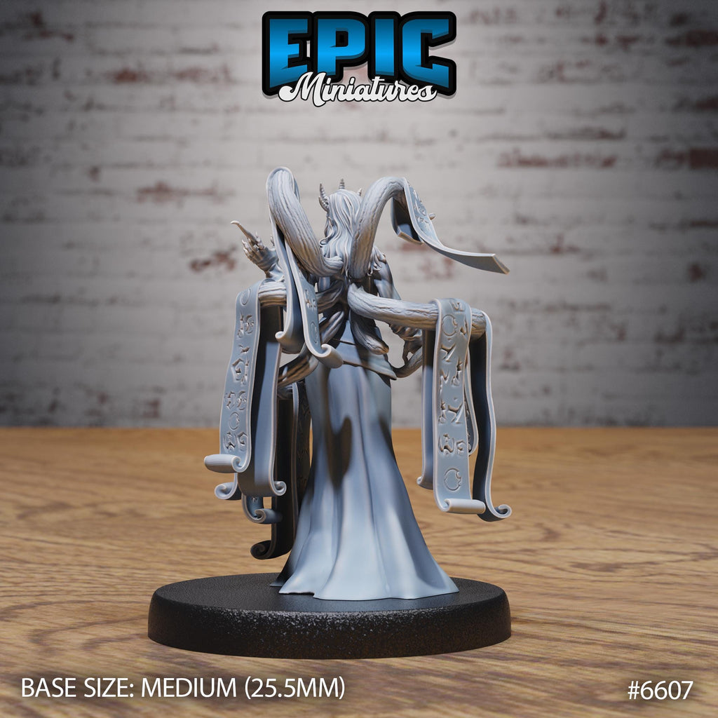 Contract Devil Option #6607 back DND miniature Devil Empire 16k resin
