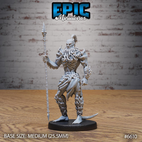 Bearded Devil Option #6610 front DND miniature Devil Empire 16k resin