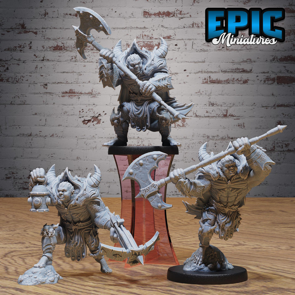 Merregon Prime Legion Devil Set of 3 DND miniatures group photo Devil Empire
