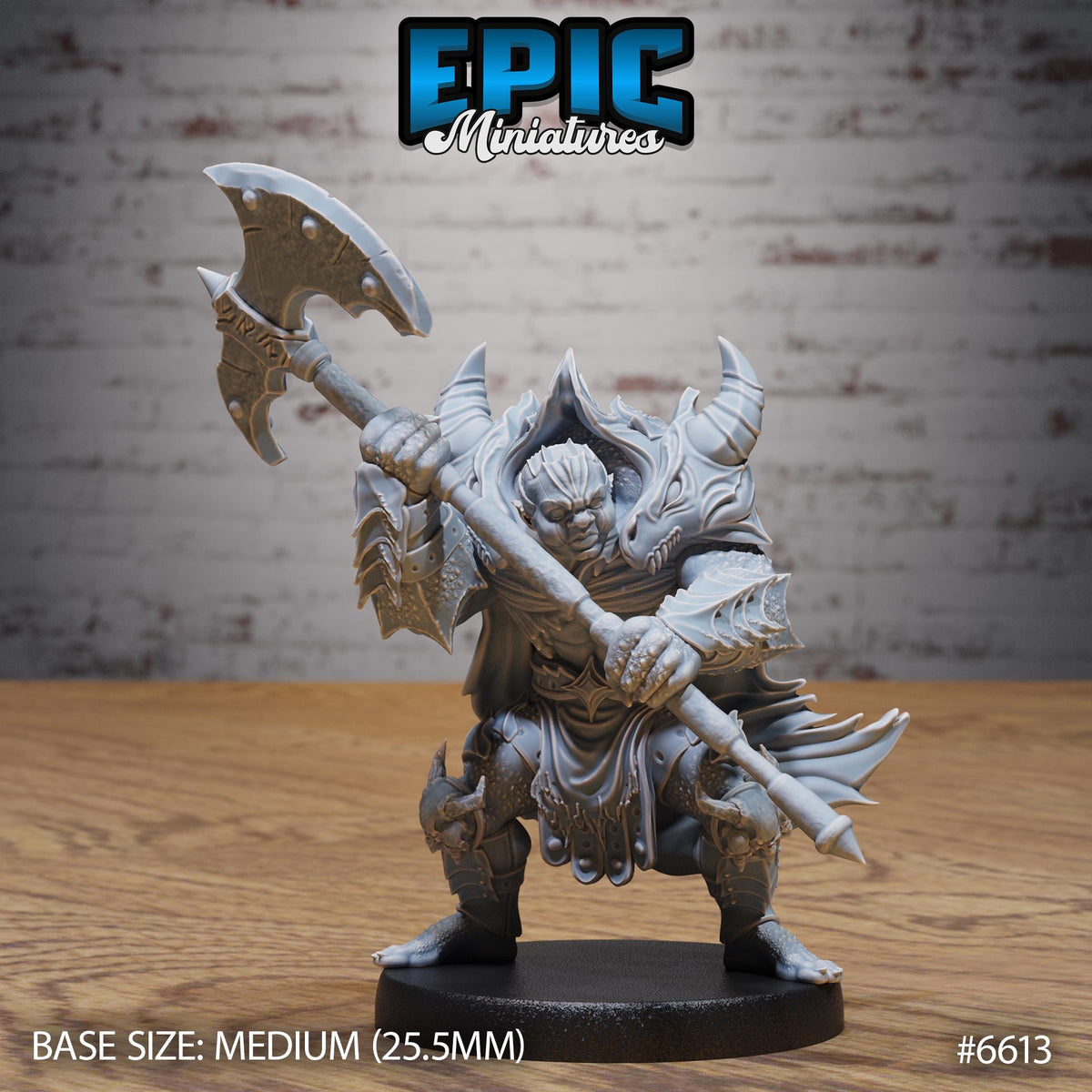 Merregon Prime Legion Devil Option #6613 front DND miniature Devil Empire 16k resin