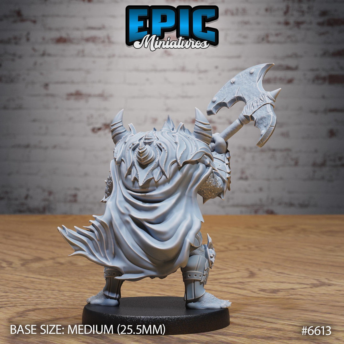 Merregon Prime Legion Devil Option #6613 back DND miniature Devil Empire 16k resin