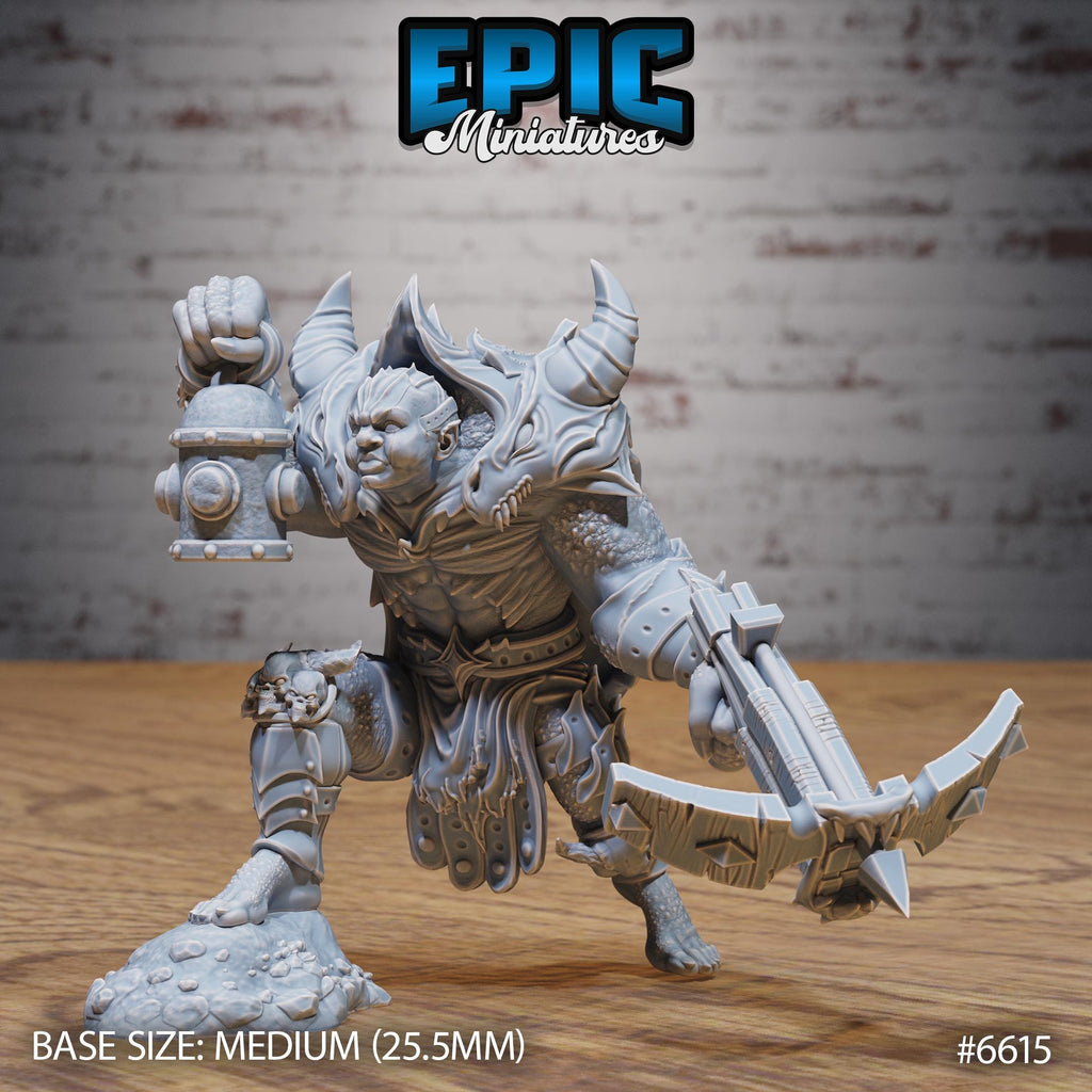 Merregon Prime Legion Devil Option #6615 front DND miniature Devil Empire 16k resin