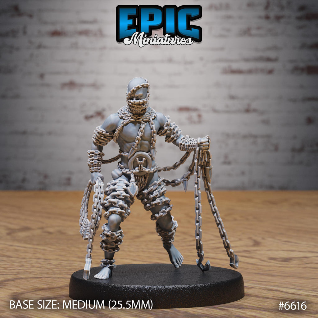 Chain Devil Option #6616 front DND miniature Devil Empire 16k resin