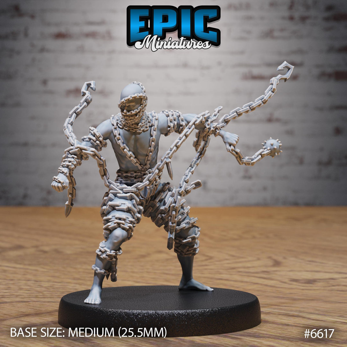 Chain Devil Option #6617 front DND miniature Devil Empire 16k resin
