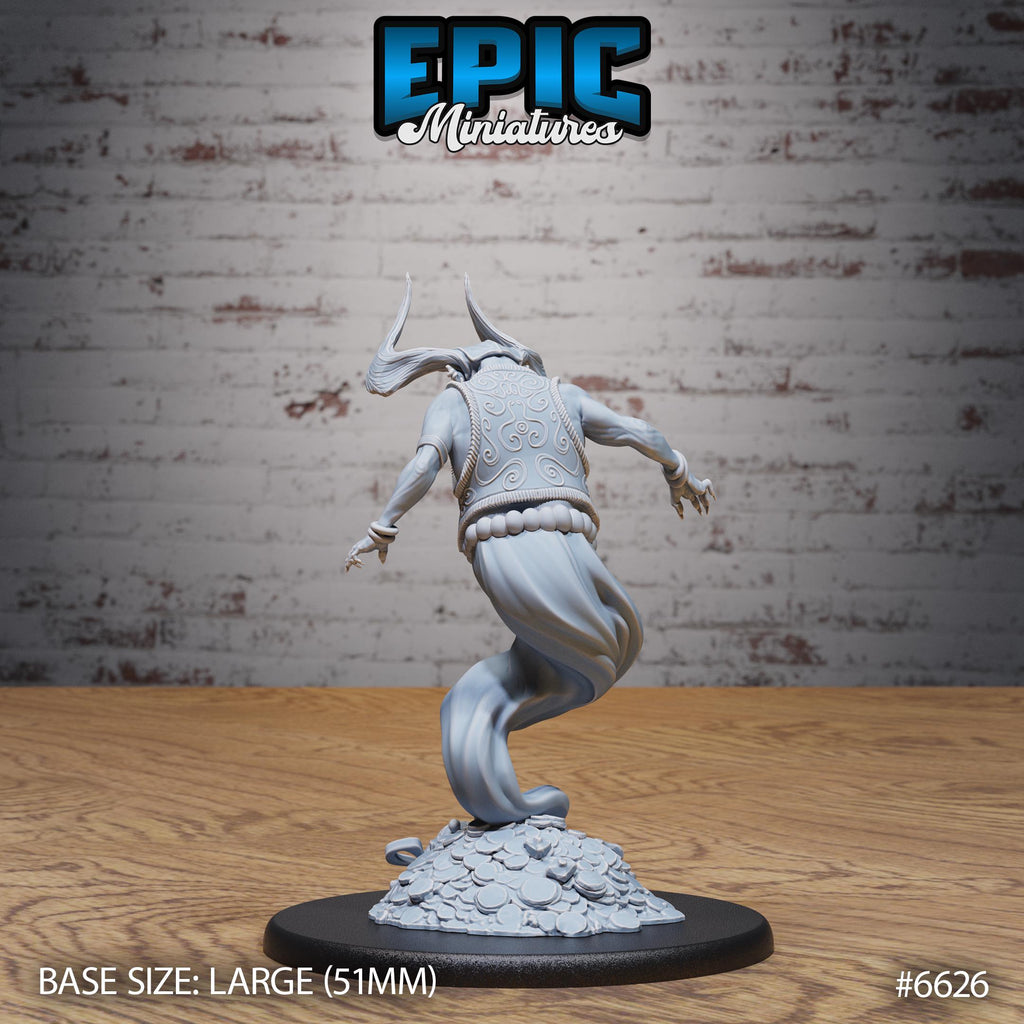 Mammon Djinni Option #6626 back DND miniature Devil Empire 16k resin
