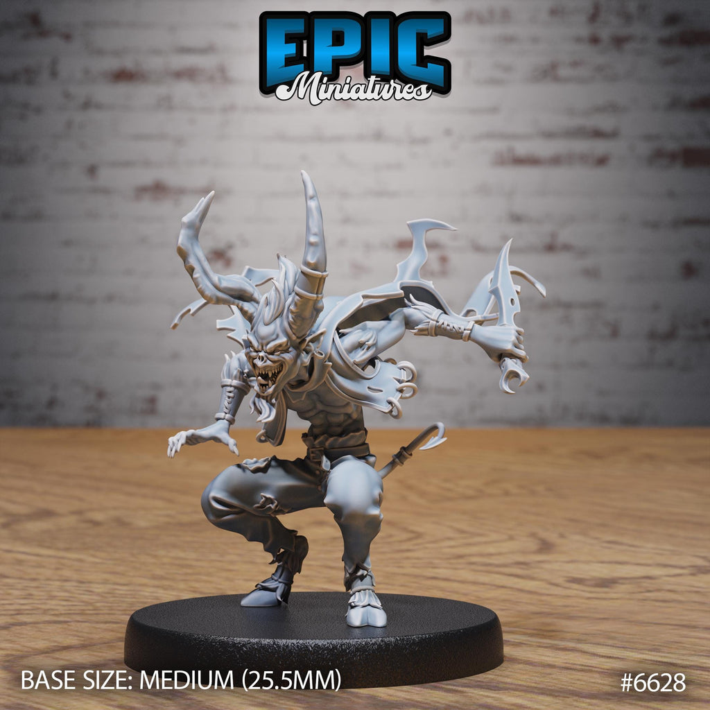 Spring Heeled Jack Option #6628 front DND miniature Devil Empire 16k resin