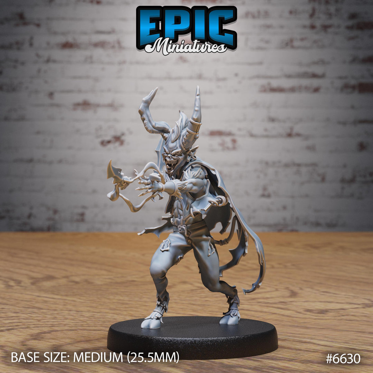 Spring Heeled Jack Option #6630 front DND miniature Devil Empire 16k resin