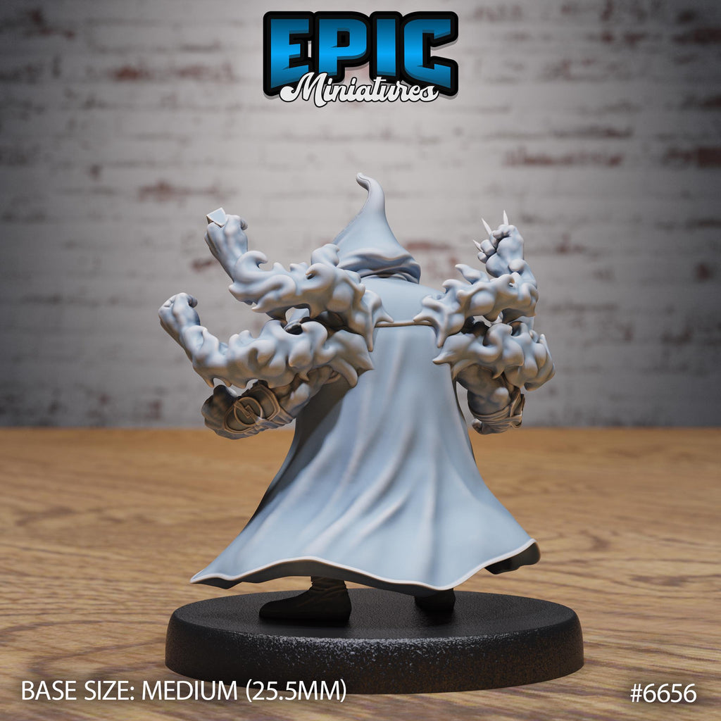 Dwarf Monk Option #6656 back DND miniature Secretive East 16k resin