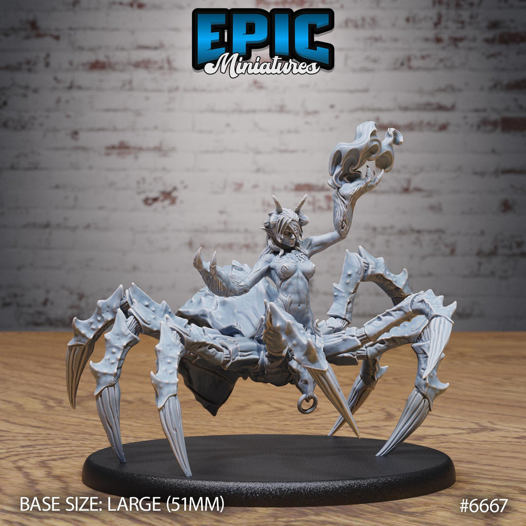 Ushi Oni Brood Mother Option #6667 front DND miniature Secretive East 16k resin