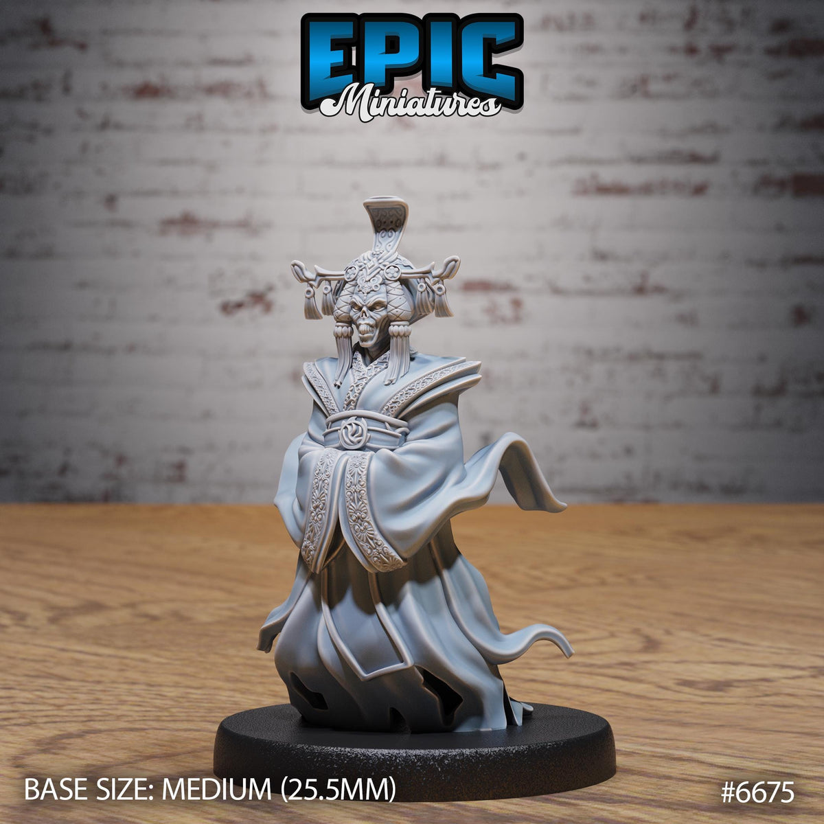 Banshee Queen Option #6675 front DND miniature Secretive East 16k resin