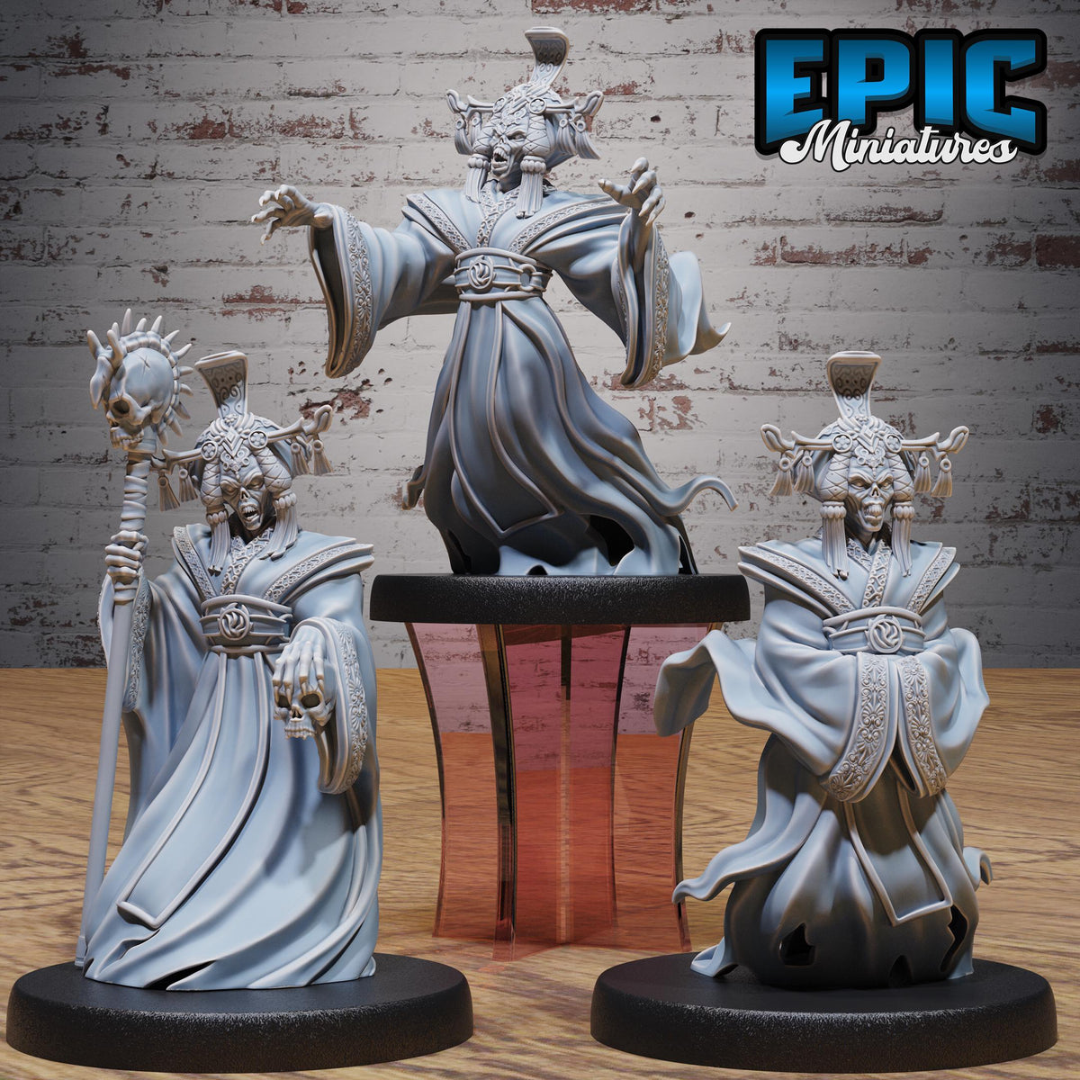 Banshee Queen Set of 3 DND miniatures group photo Secretive East