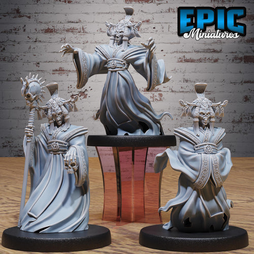 Banshee Queen Set of 3 DND miniatures group photo Secretive East