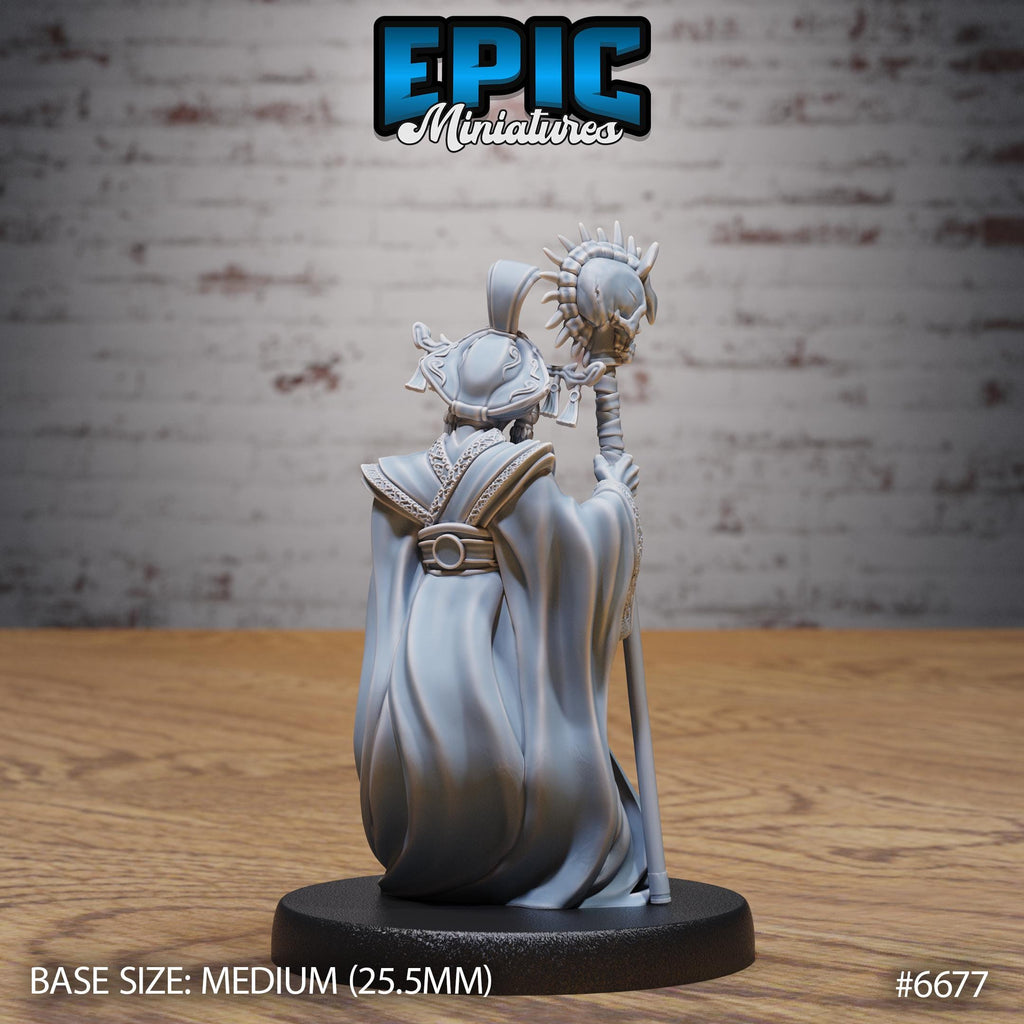 Banshee Queen Option #6677 back DND miniature Secretive East 16k resin