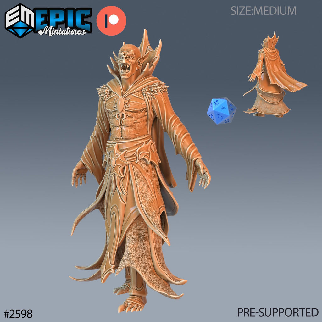 Nosferatu Option #2598 front DND miniature Vampires Curse 16k resin