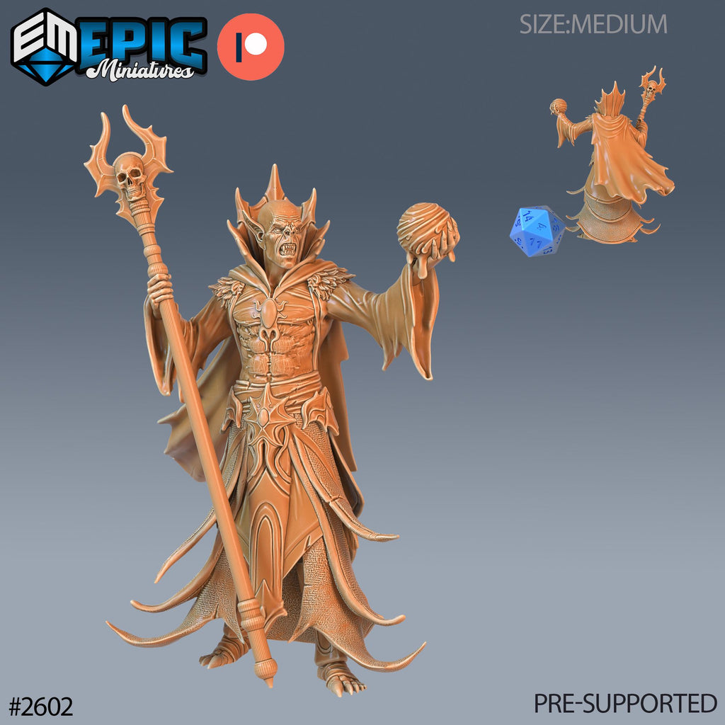 Nosferatu Option #2602 front DND miniature Vampires Curse 16k resin