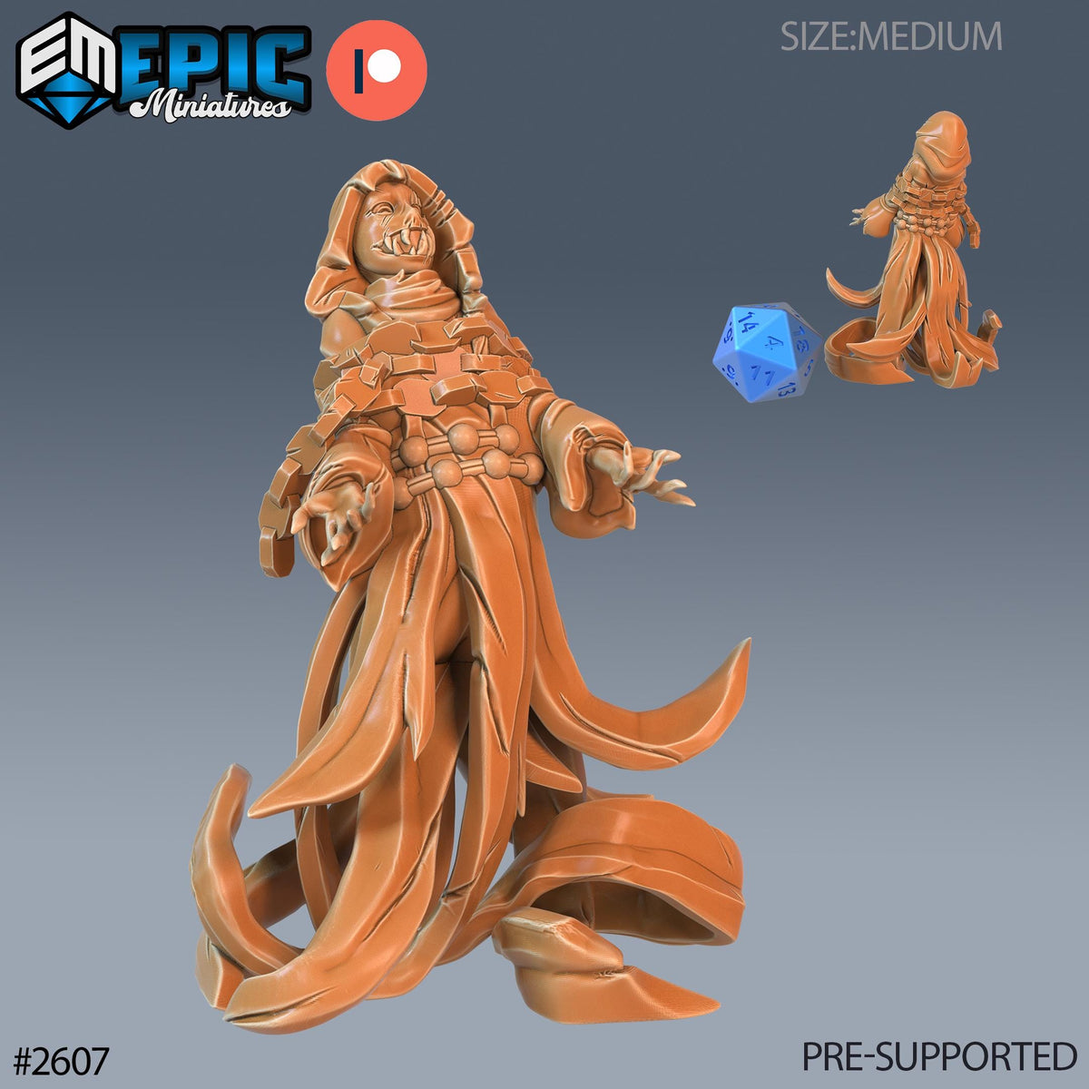 Castle Poltergeist Option #2607 front DND miniature Vampires Curse 16k resin