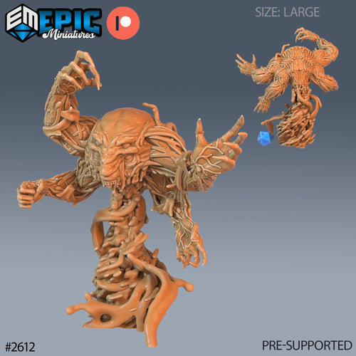 Blood Golem Option #2612 front DND miniature Vampires Curse 16k resin