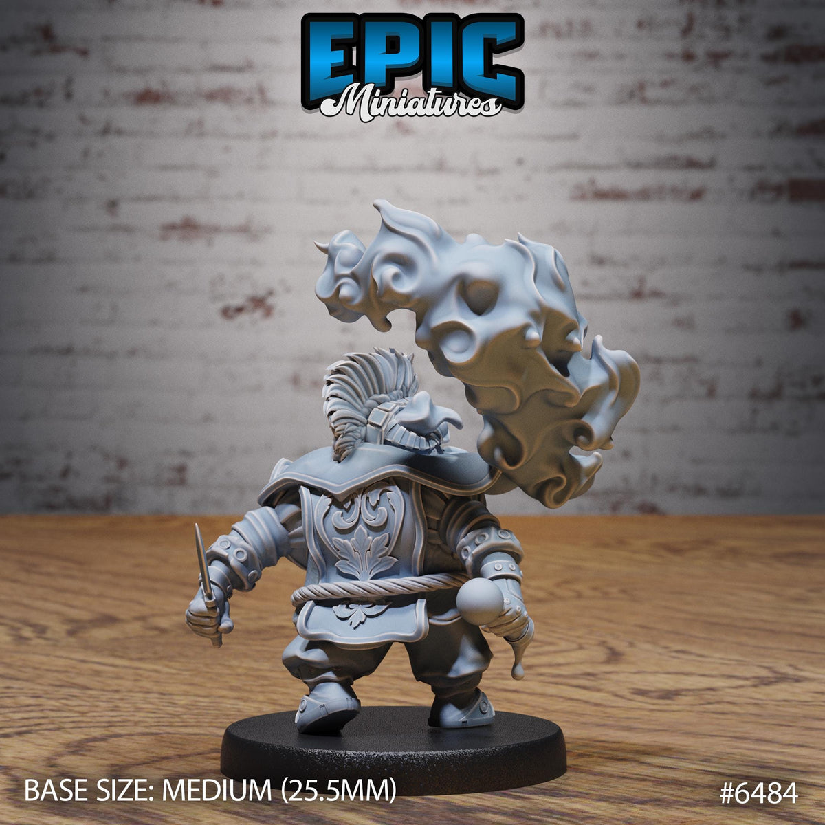 Pig Alchemist Option #6484 back DND miniature Goblin Camp 16k resin