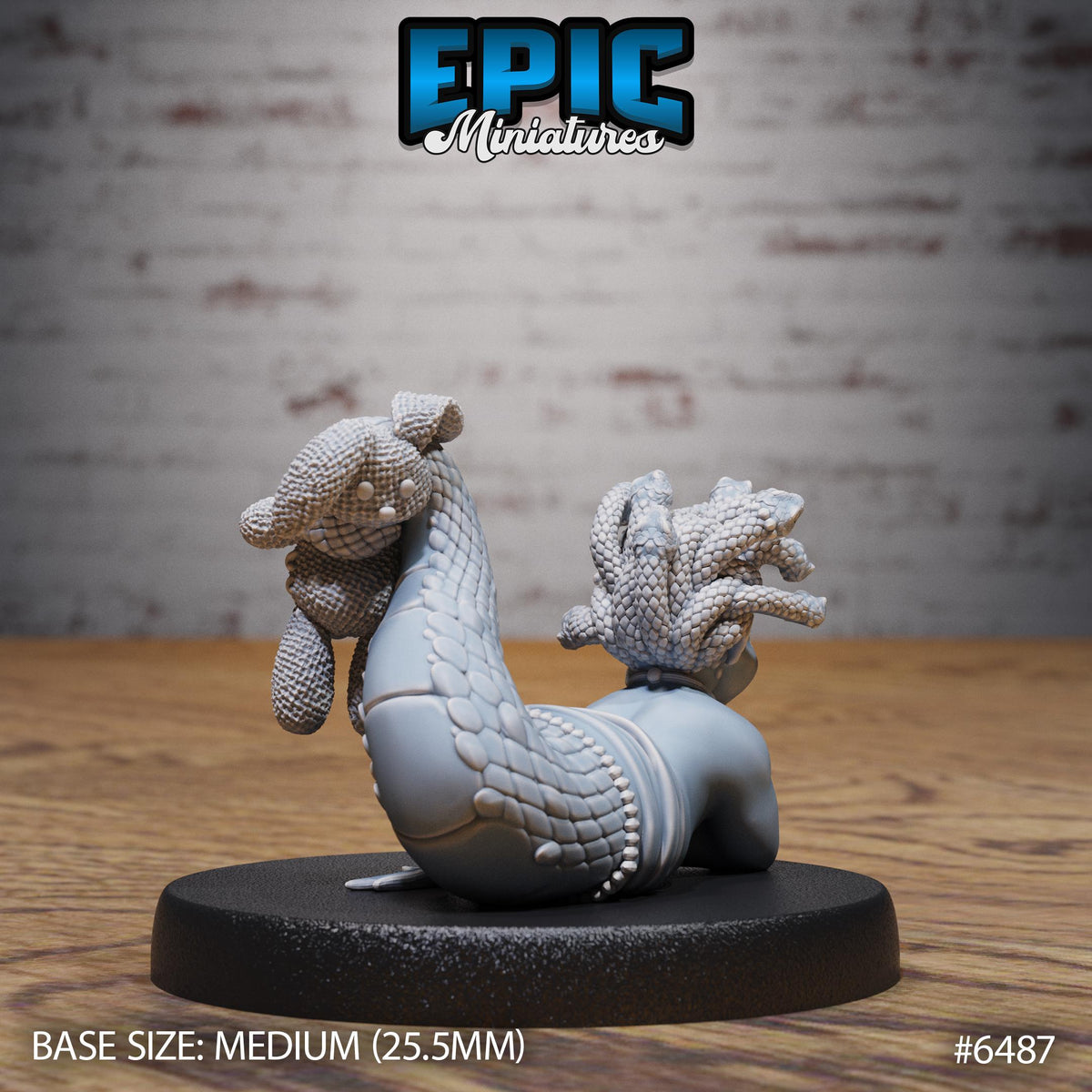 Baby Gorgon Option #6487 back DND miniature Goblin Camp 16k resin
