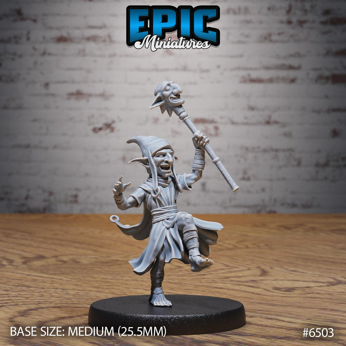 Redcap Goblin Option #6503 front DND miniature Goblin Camp 16k resin