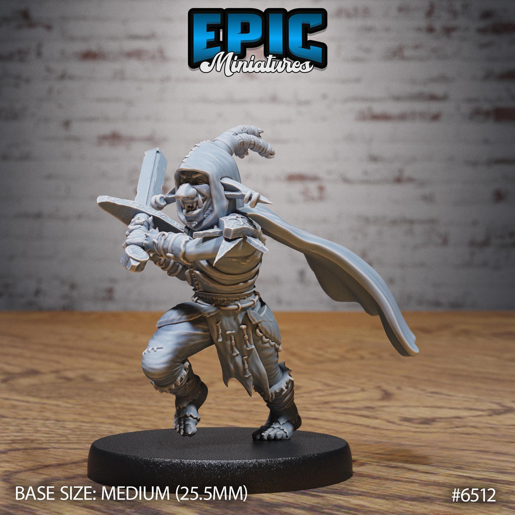 Goblin Troll Hunter Option #6512 front DND miniature Goblin Camp 16k resin