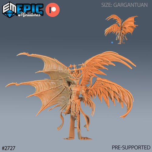 Beelzebub - Fallen Angel DND Miniature Demonic Foulness Collection Dungeons and Dragons Mini Resin 3d Printed DND miniatures group photo