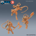 Demonic Minotaur Set of 3 DND miniatures group photo Demonic Foulness