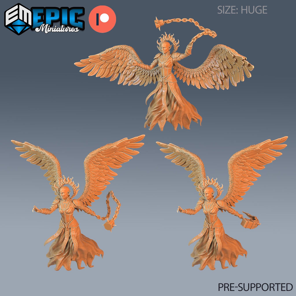 Hell's Angel Zariel Set of 3 DND miniatures group photo Demonic Foulness