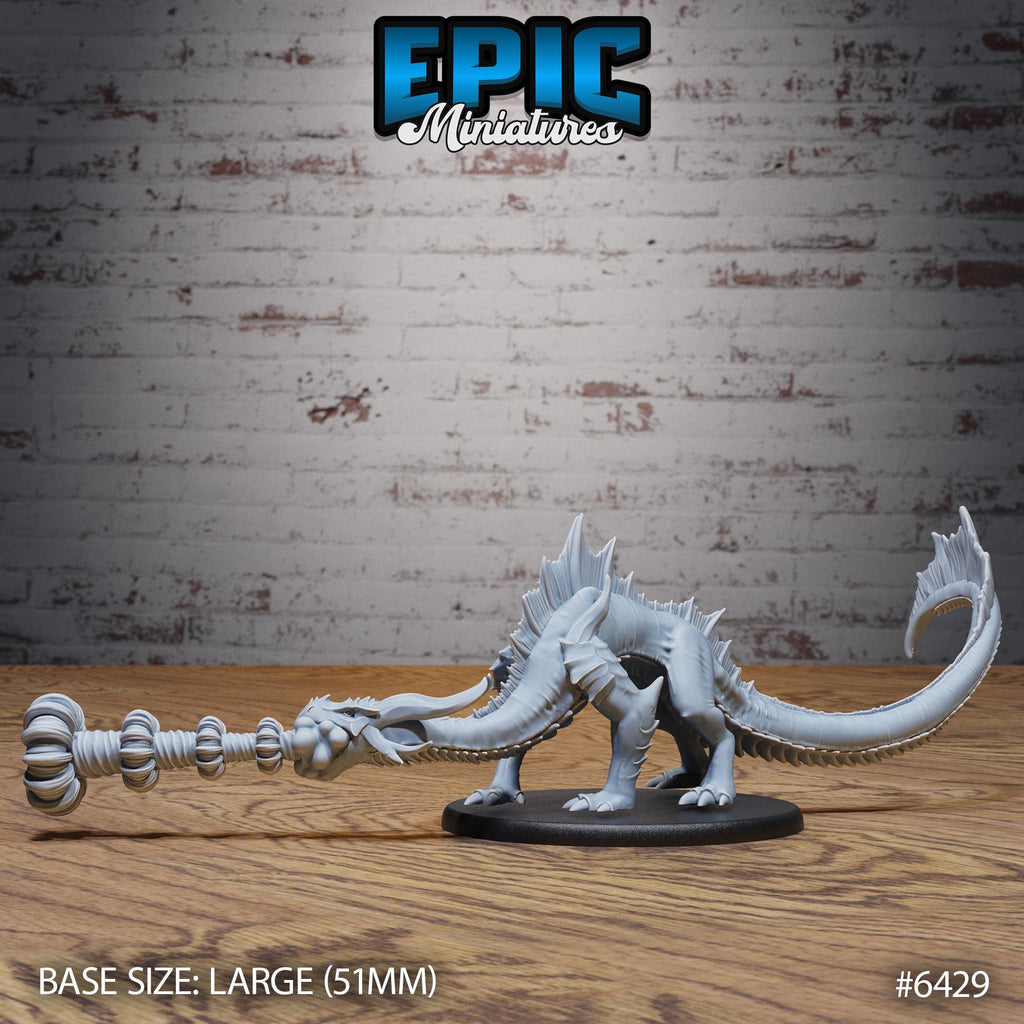 Emerald Guard Drake Option #6429 front DND miniature Dragons Reborn 16k resin