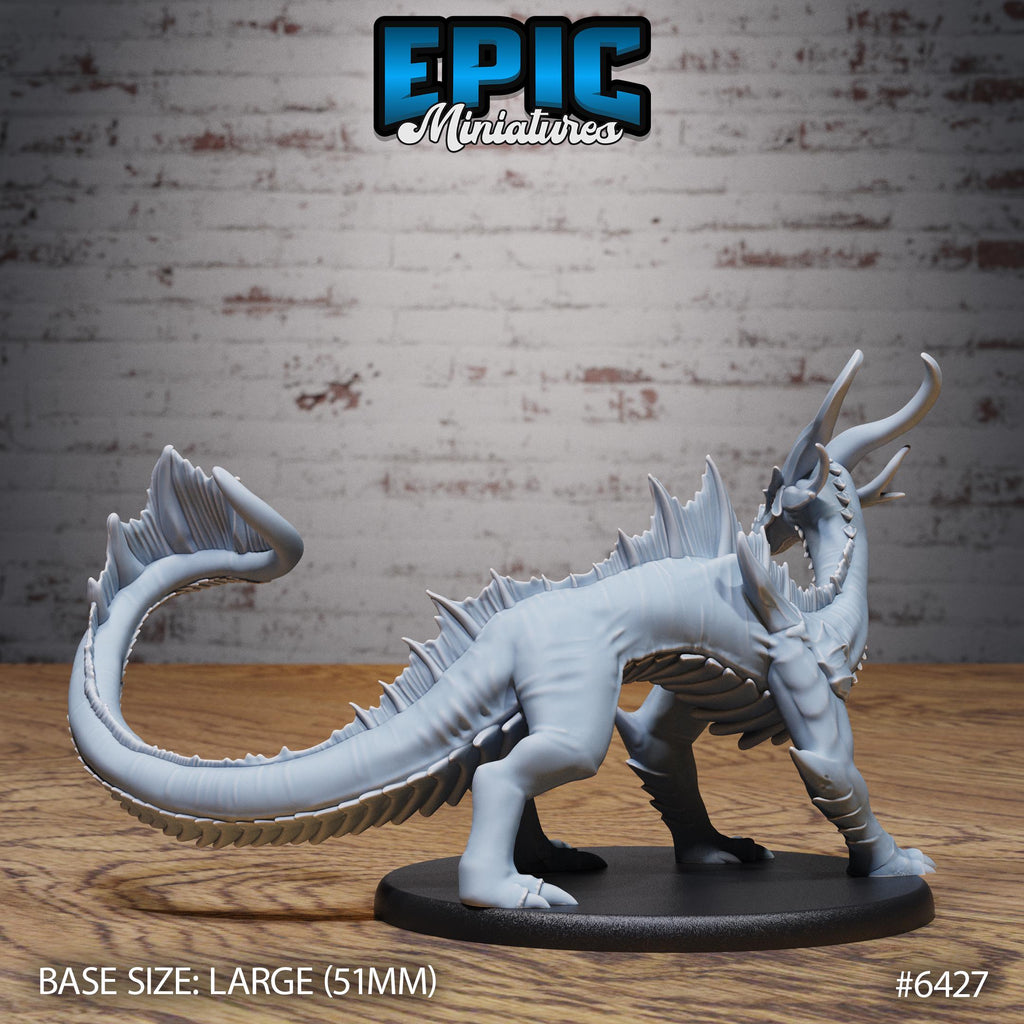 Emerald Guard Drake Option #6427 back DND miniature Dragons Reborn 16k resin