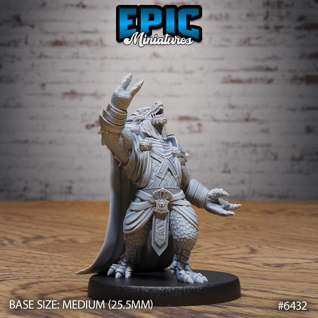 Dragonborn Mage Option #6432 front DND miniature Dragons Reborn 16k resin