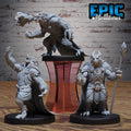 Dragonborn Mage Set of 3 DND miniatures group photo Dragons Reborn
