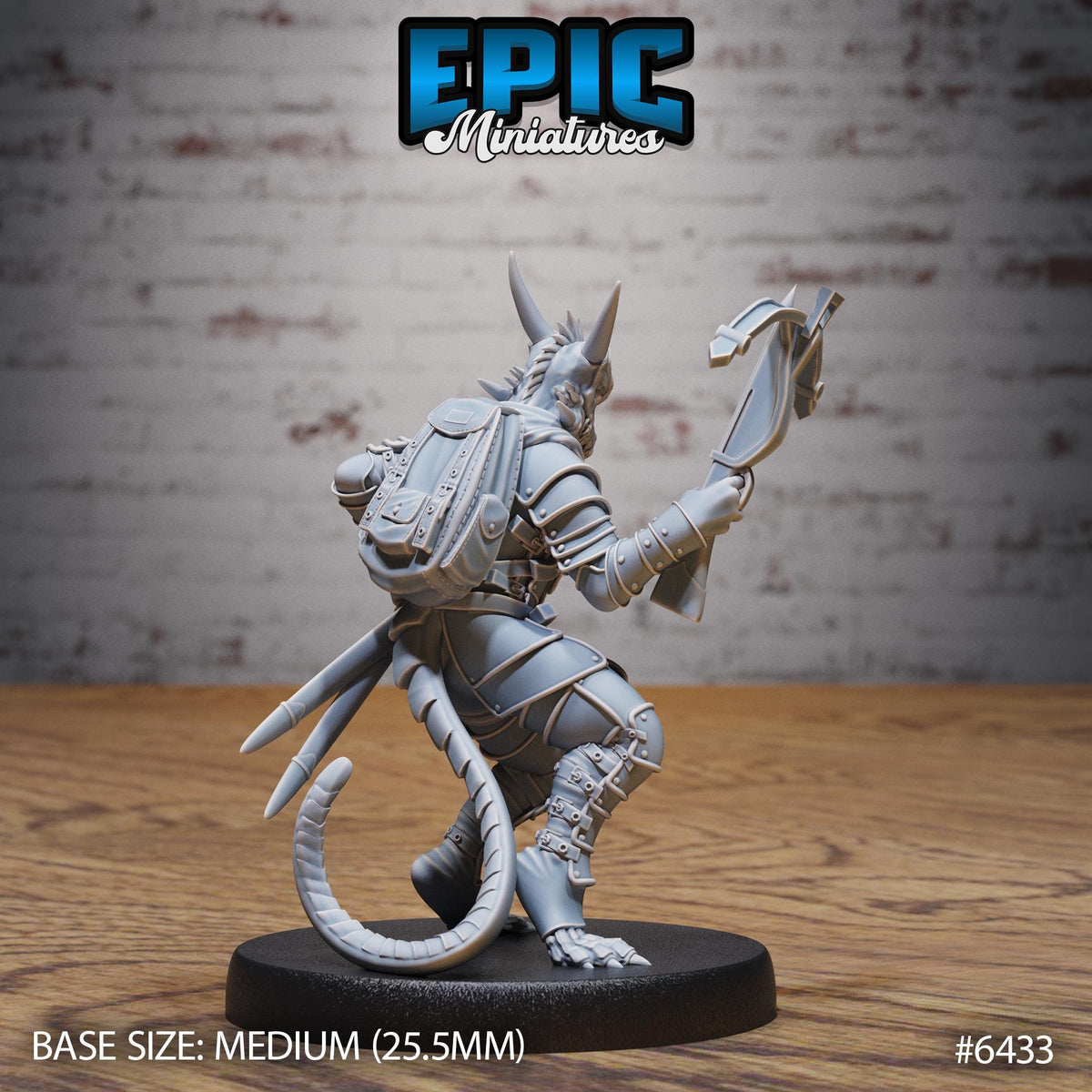 Kobold Vagabond Option #6433 back DND miniature Dragons Reborn 16k resin