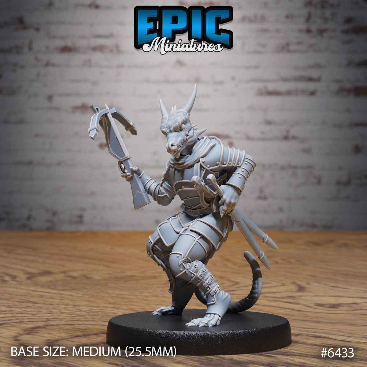 Kobold Vagabond Option #6433 front DND miniature Dragons Reborn 16k resin