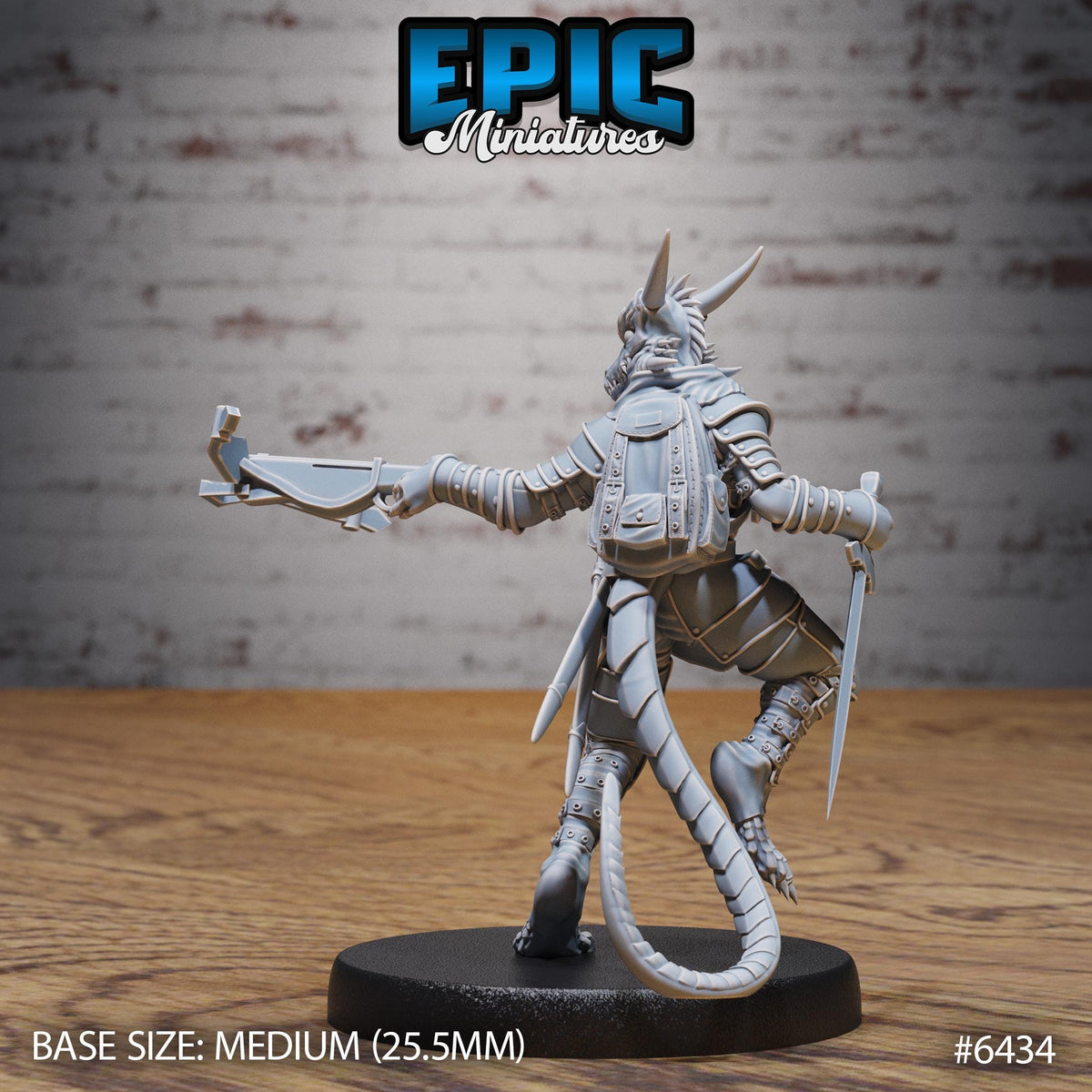 Kobold Vagabond Option #6434 back DND miniature Dragons Reborn 16k resin