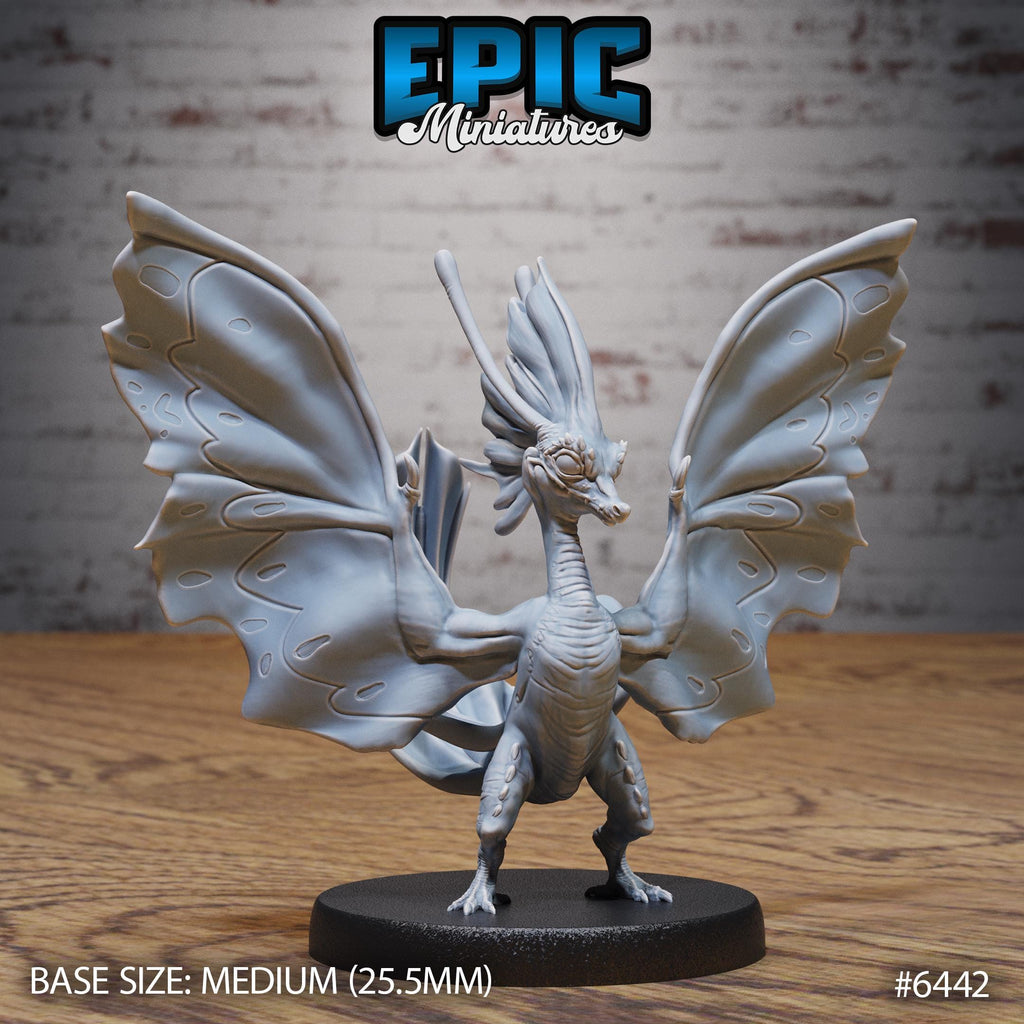 Fairy Wyvern Option #6442 front DND miniature Dragons Reborn 16k resin