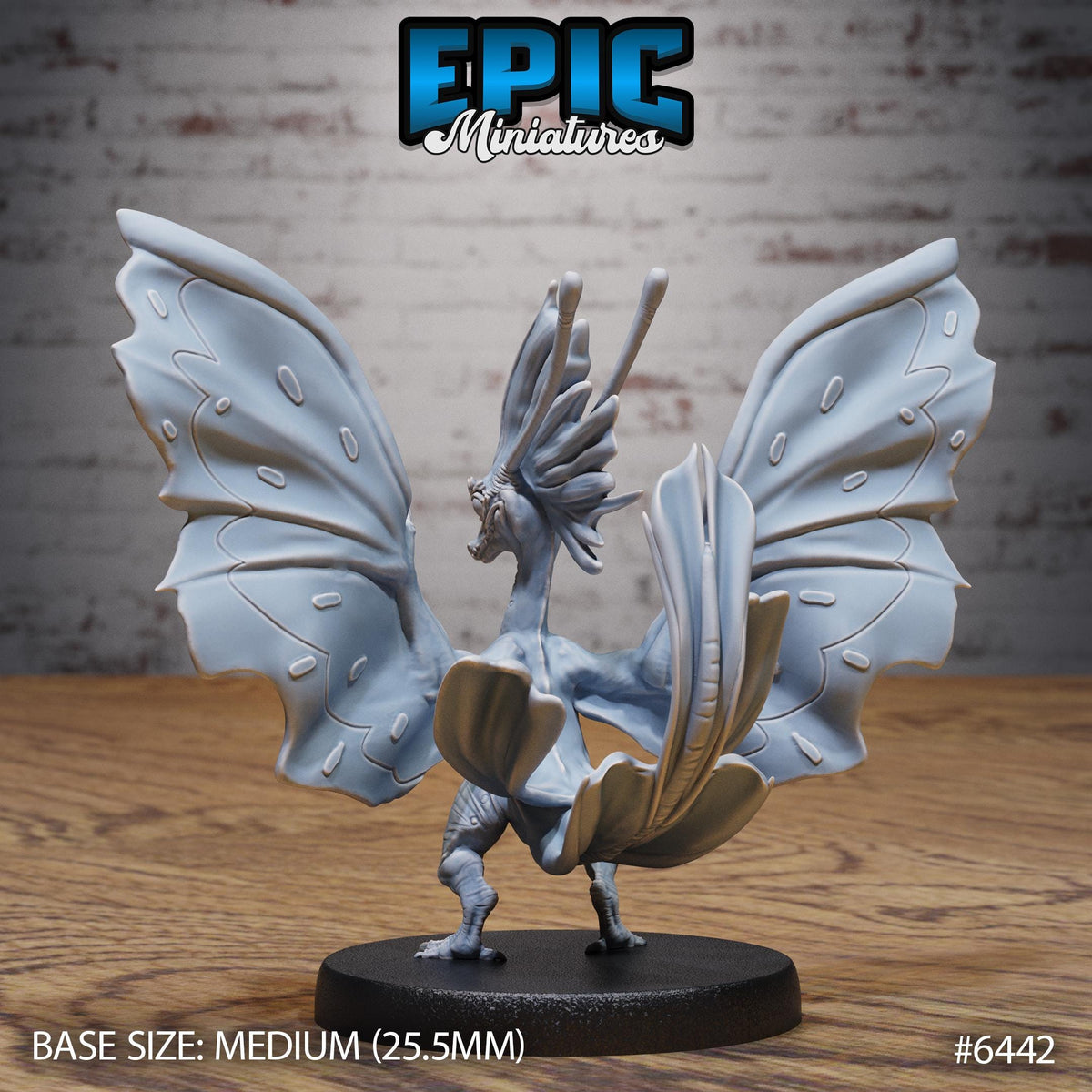 Fairy Wyvern Option #6442 back DND miniature Dragons Reborn 16k resin