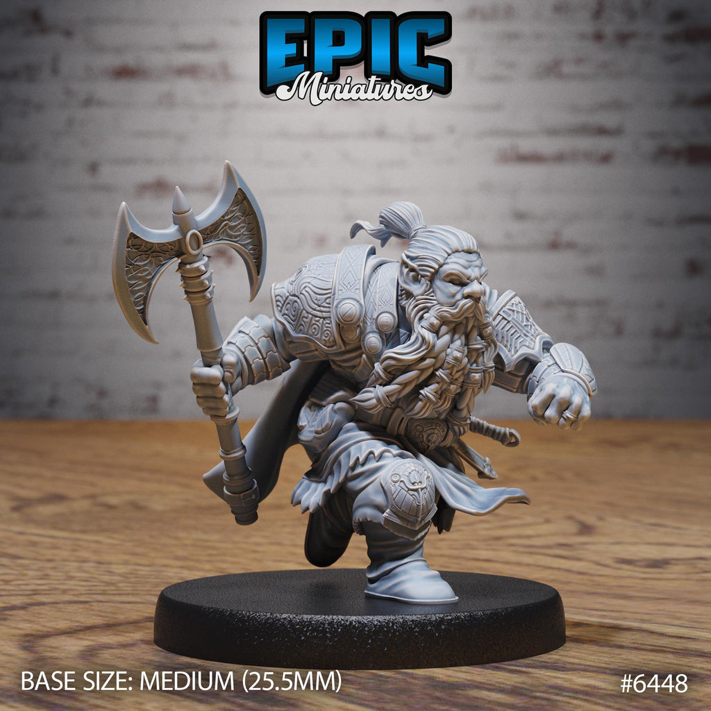 Dwarf Tribe Option #6448 front DND miniature Dragons Reborn 16k resin